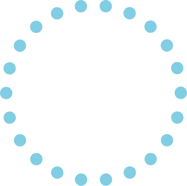 装飾的な円形ドットパターン